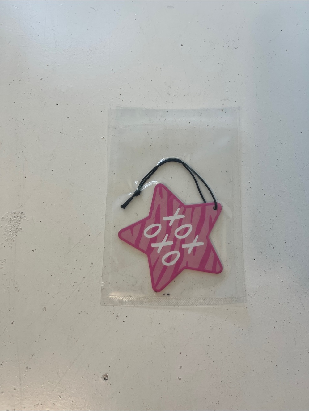 Amazon Pink Star Zebra Print Car Air Freshener Rearview Mirror Hanger Decor